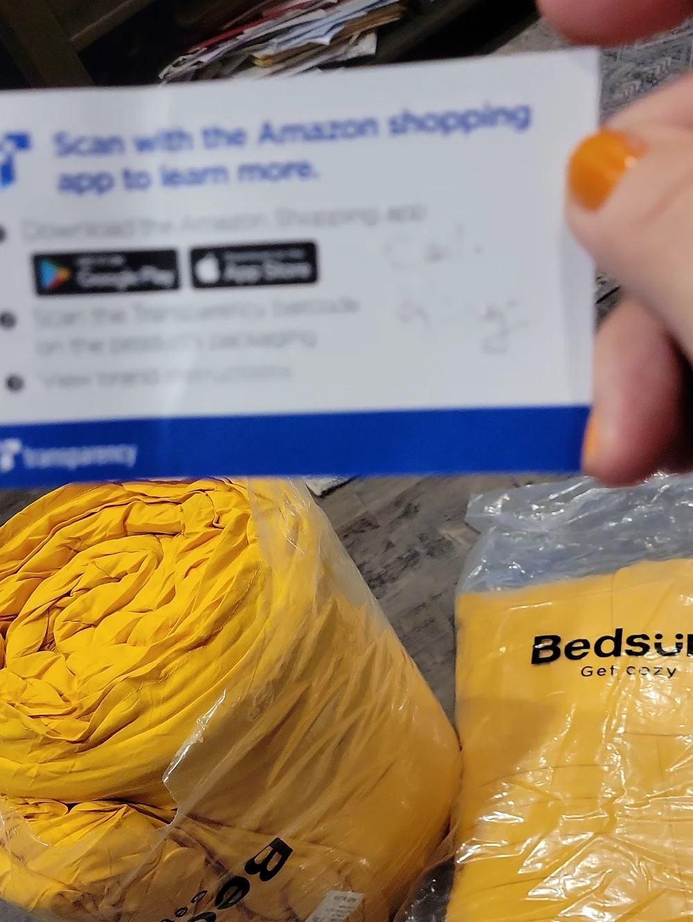 Bedsure CAL.KING COMFORTER SET,NIP!! Mustard Gold,Perfect! 104 X96 Inches